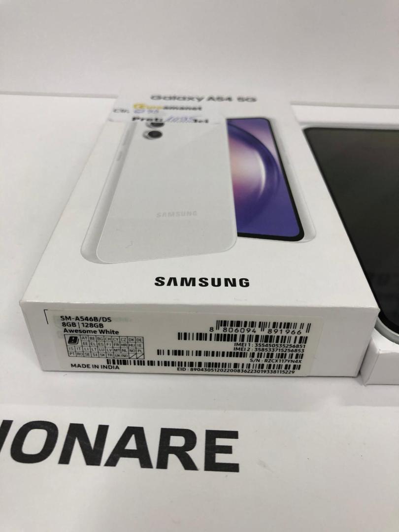 Telefon Samsung Galaxy A54, Dual SIM, 8GB RAM, 128GB, 5G, Awesome White -N- image 4
