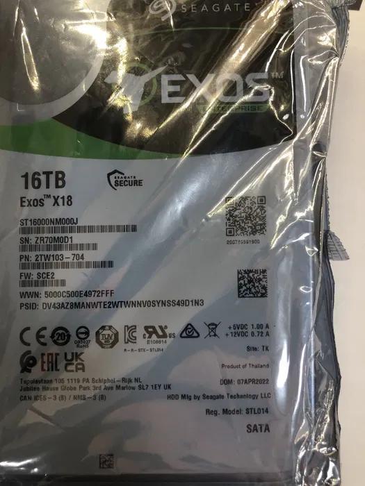 HDD Seagate EXOS X18 16TB Sigilat