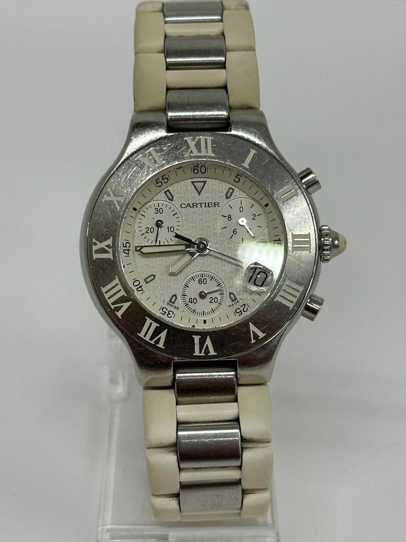 Cartier 21 Chronoscaph W10184U2 Cuart image 1