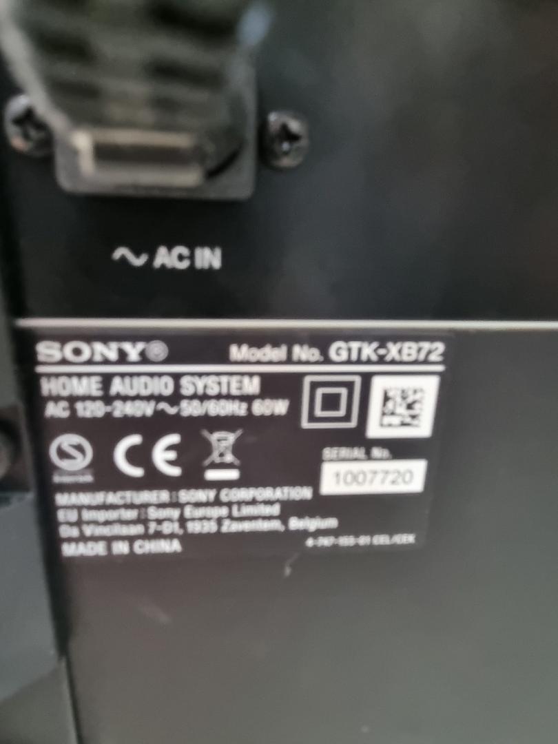 Sistem audio High Power Sony GTKXB72 image 4