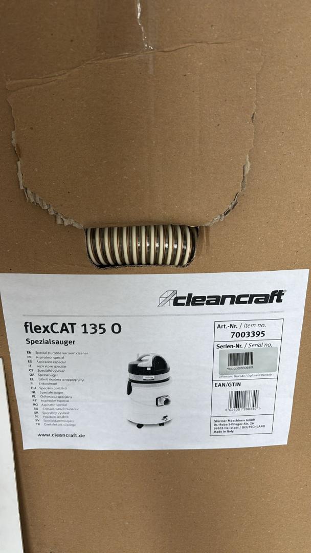 Cleancraft flexCAT 135 O aspirator electric 1000 W | 35 l | Clasa praf: L | 230 V image 1