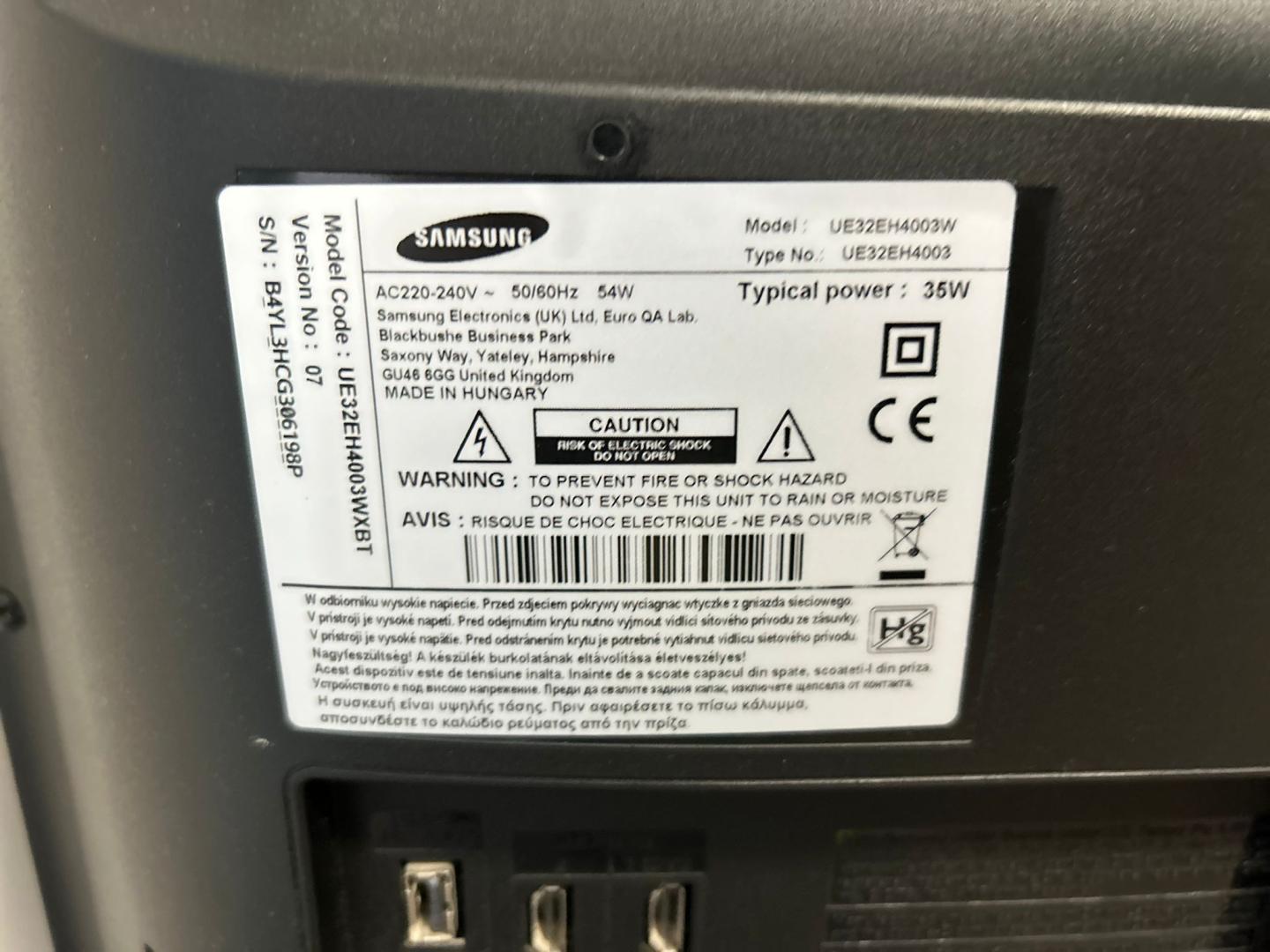 Televizor Samsung UE32EH400WXBT, 32" image 3