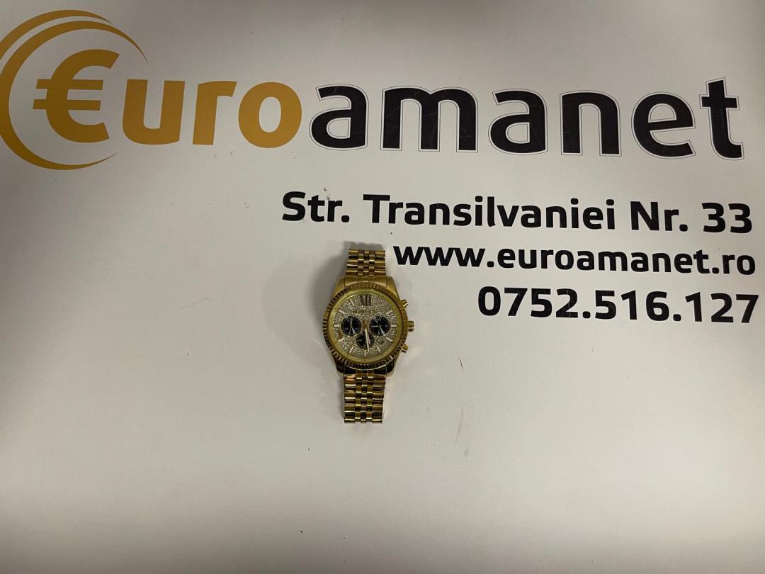 Ceas bărbați, Michael Kors, 44x13mm, oțel, cadran auriu image 1