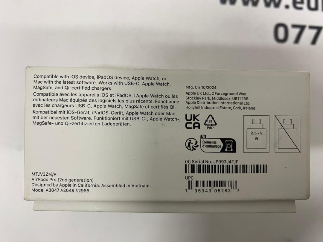 Casti Apple Airpods Pro (2nd Generation) Carcasa MagSafe (USB-C) image 3