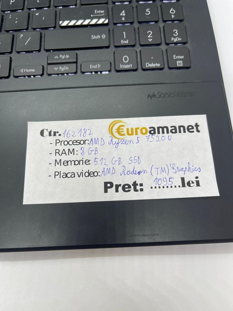 Laptop ASUS VivoBook Go 15 E1504FA, procesor AMD Ryzen 5 7520, 15.6", 8GB, 512GB SSD, AMD Radeon Graphics image 1