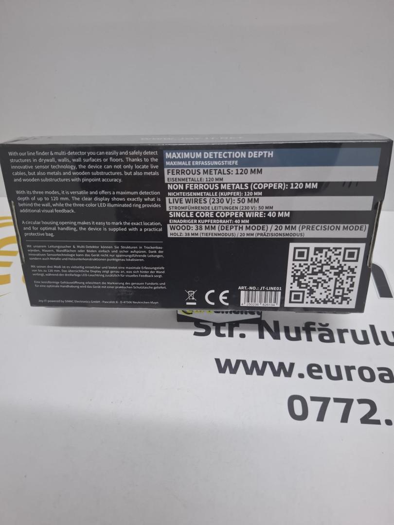 Scanner de Perete si Multi-detector Joy-IT JT-LINE01 image 3