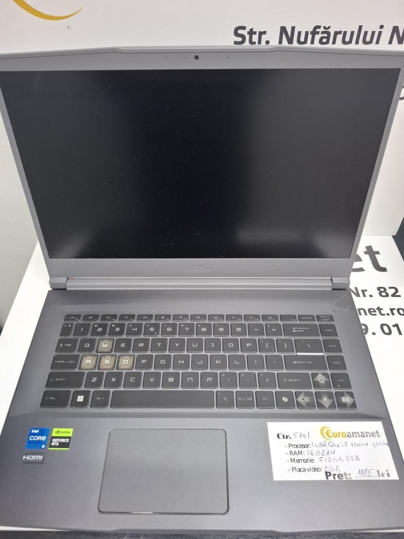 Laptop Gaming MSI Thin 15 B12UC-2036XRO image 1