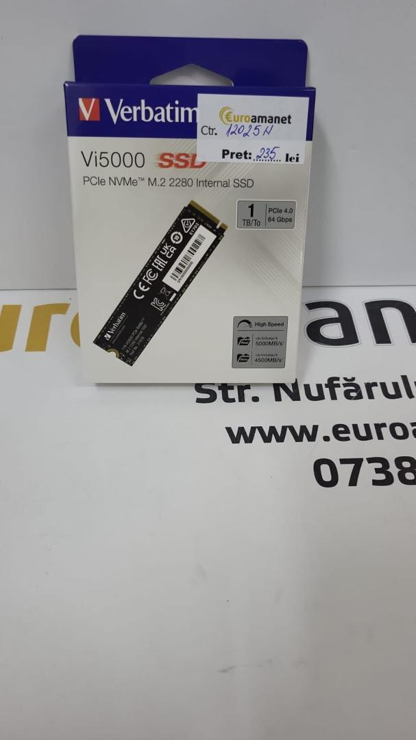 SSD Verbatim Vi5000 M.2 1TB PCIe4 NVMe