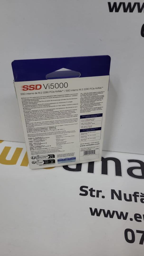 SSD Verbatim Vi5000 M.2 1TB PCIe4 NVMe image 3