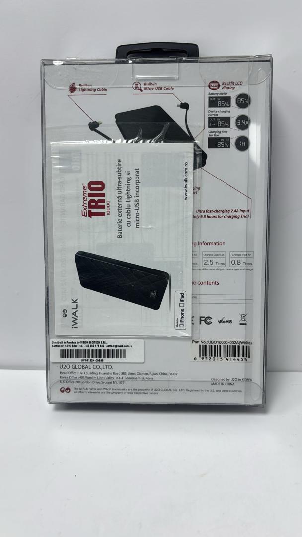 Baterie Externa iWalk Extreme Trio 10000 mAh image 1