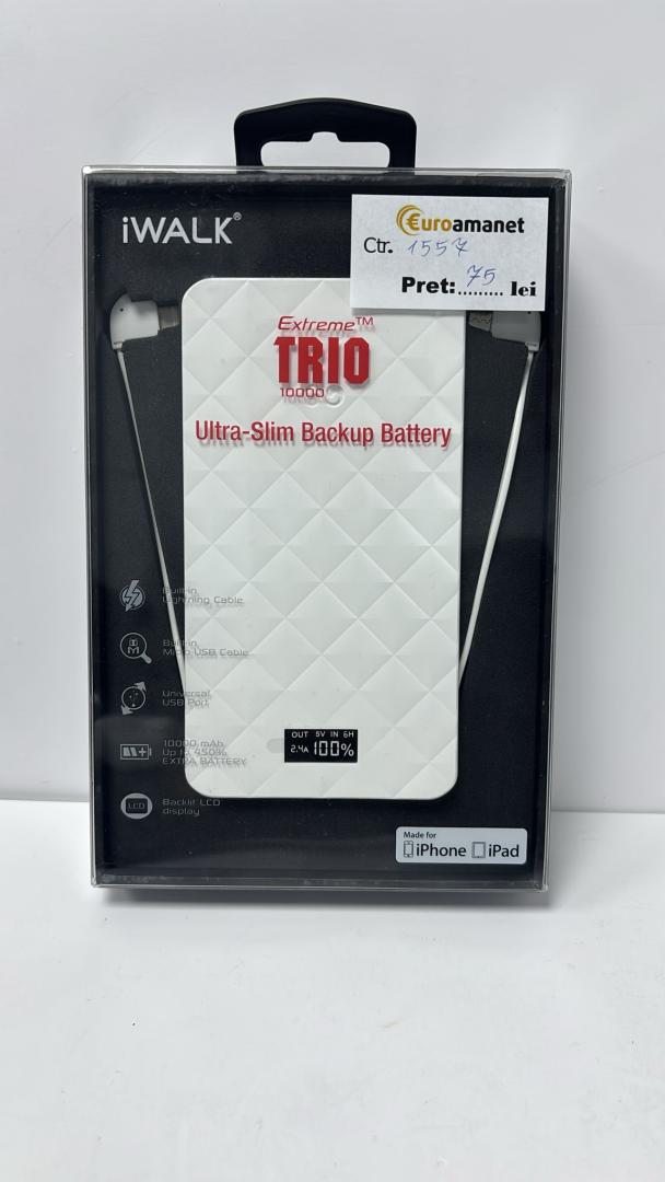 Baterie Externa iWalk Extreme Trio 10000 mAh image 2