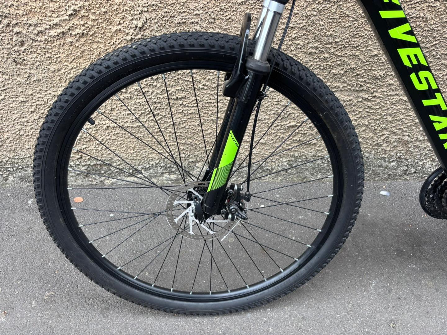 Bicicleta Fivestars Rocky 29 MDB Negru/Verde 2021 image 1