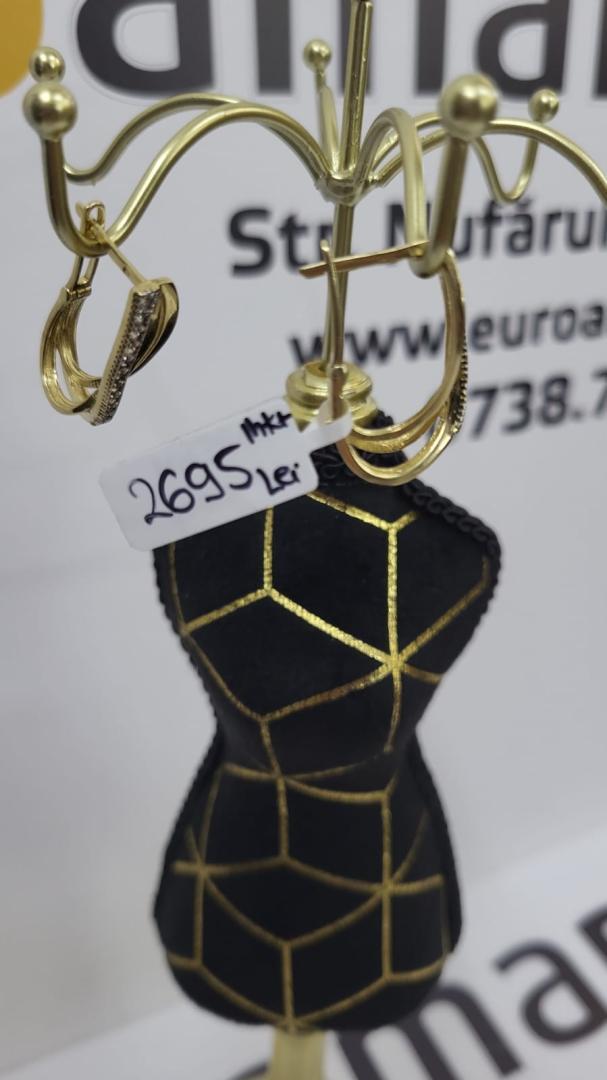 Cercei aur 14k, 7.00gr(cod produs 10854) image 3