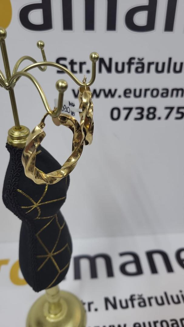 Cercei aur 14k, 10.98gr(cod produs 10862) image 1