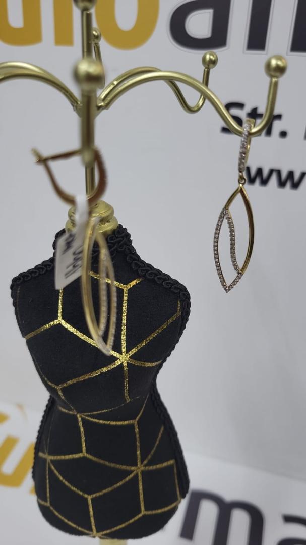 Cercei aur 14k, 3.76gr(cod produs 9553) image 1