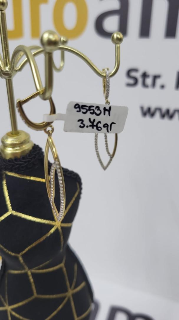 Cercei aur 14k, 3.76gr(cod produs 9553) image 3