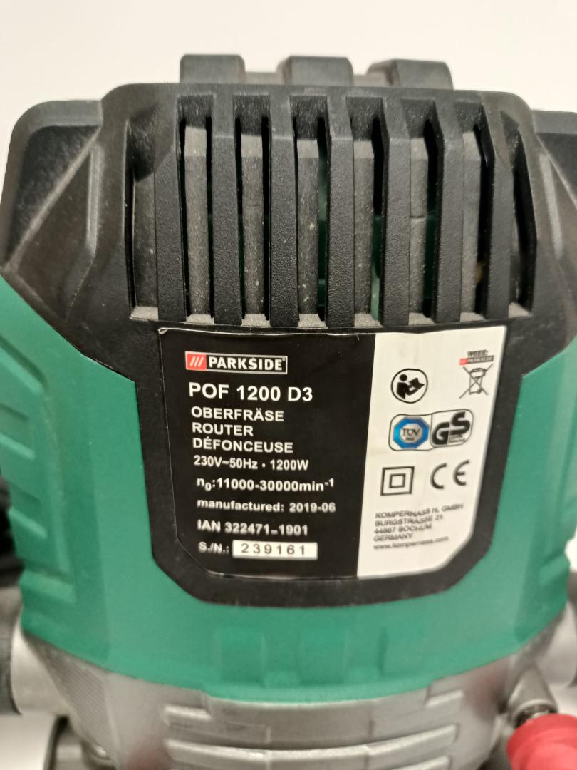 Freza 1200W, ParkSide, 6 freze, 256,7x125x255mm, multicolor image 3