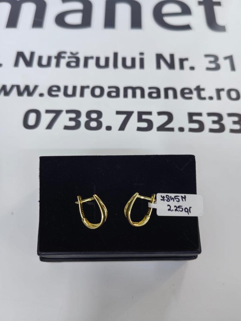 Cercei aur 14k,2.25gr(cod produs 7845) image 1
