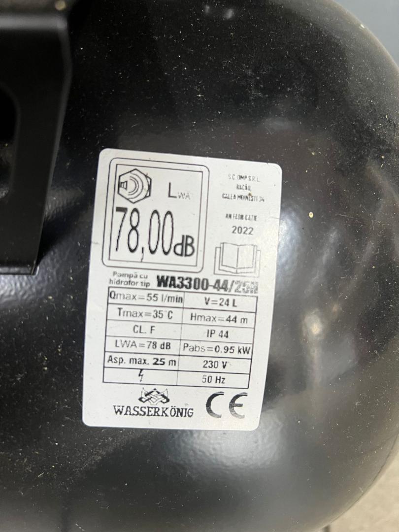 Hidrofor Wasserkonig WA3300-44/25H, 950w -P- image 3