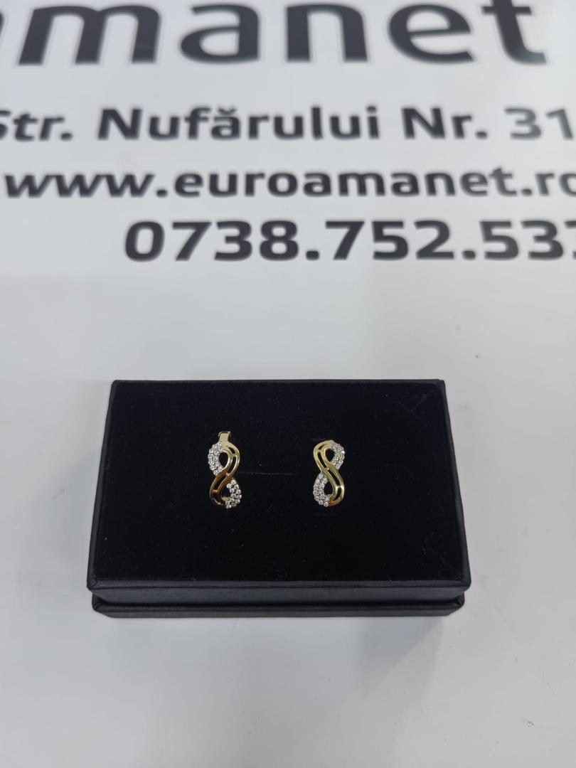 Cercei aur 14k,2.58gr(cod produs 11000)