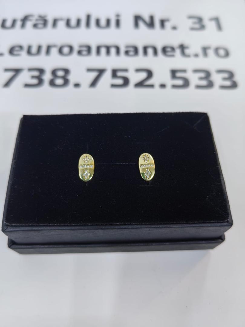 Cercei aur 14k,1.56gr(cod produs 9584)