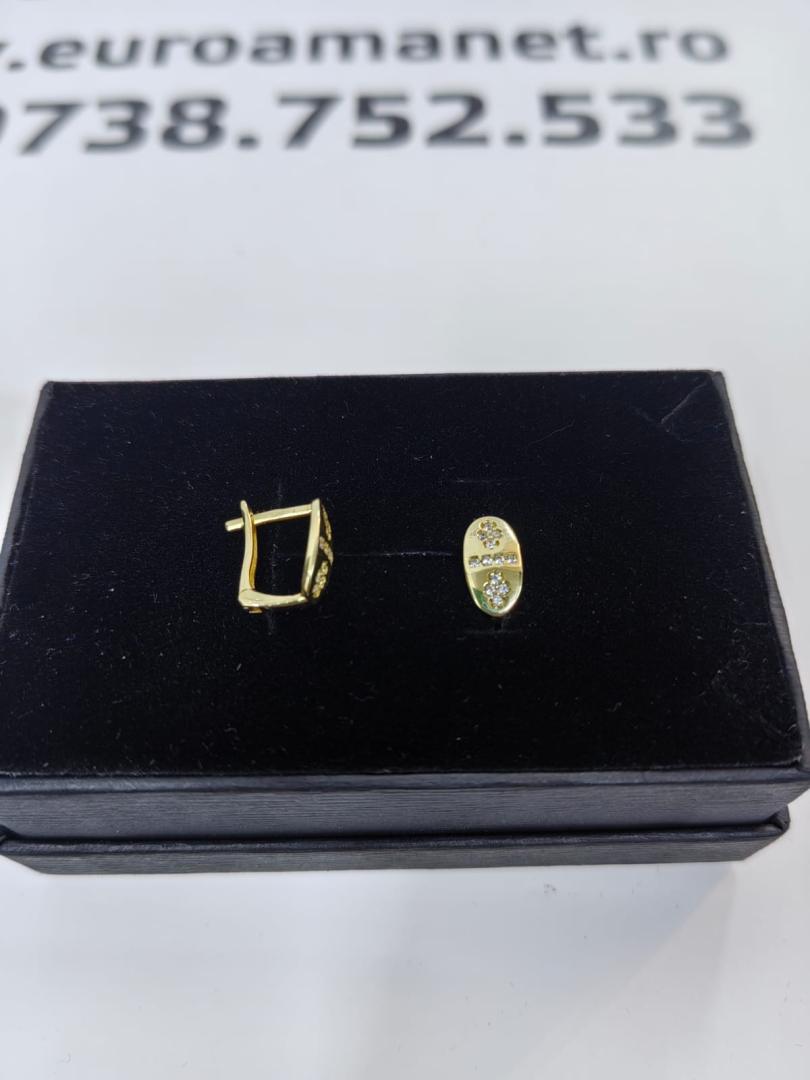 Cercei aur 14k,1.56gr(cod produs 9584) image 1