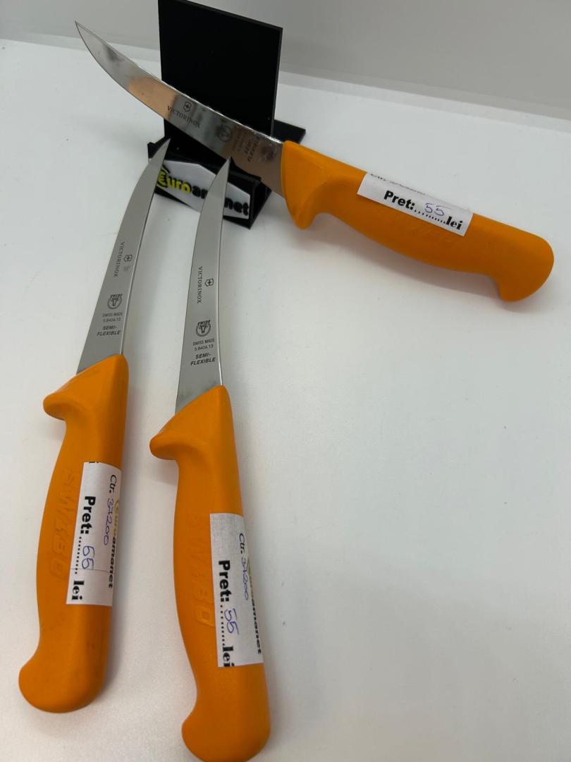 Cuțit pentru dezosat SWIBO, galbenă, 1/2 flexibil, 5.8404.13 image 1