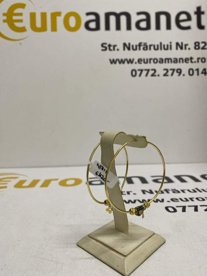 Cercei aur 14k, 6.72 gr image 1