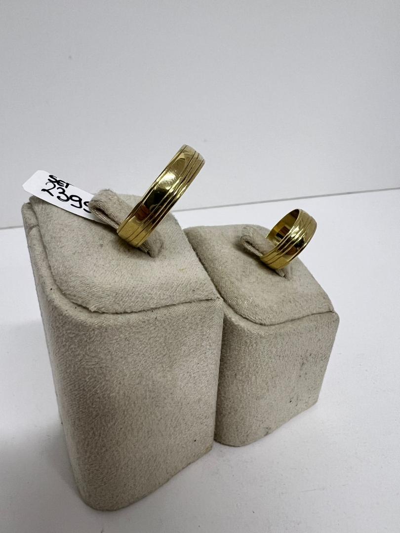 Set Verighete Aur 14K image 1