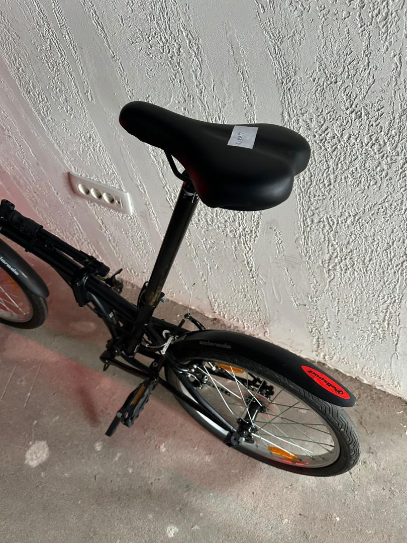Bicicletă pliabilă Btwin 100 de 20 de inchi - Neagră image 2