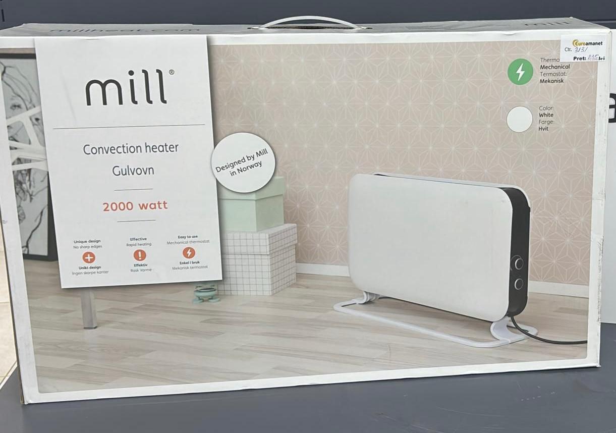 Convector electric de podea Mill SG2000MEC, 2000 W image 1