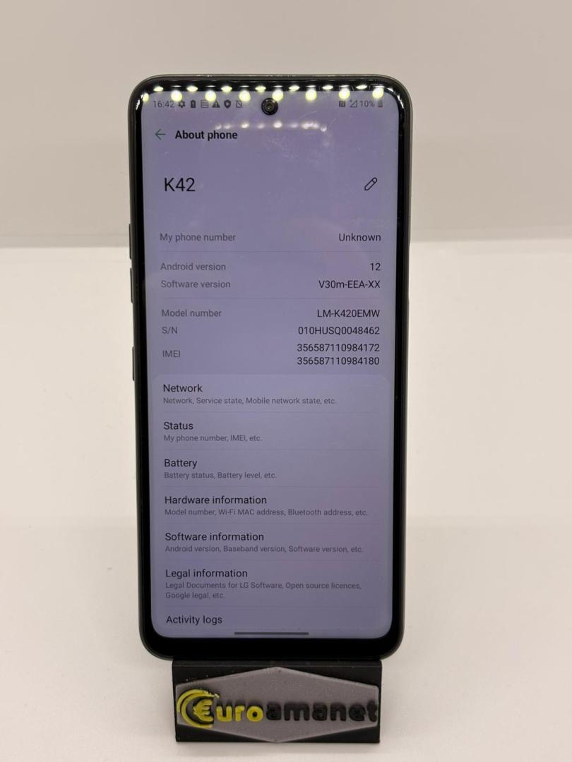 Telefon mobil LG K42, Dual SIM, 64GB, 3GB RAM, 4G, Green image 2