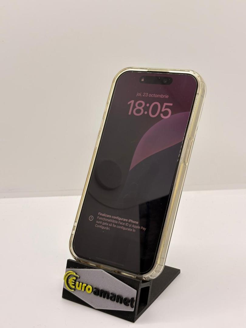 Telefon mobil Apple iPhone 15 Pro, 128GB, 5G