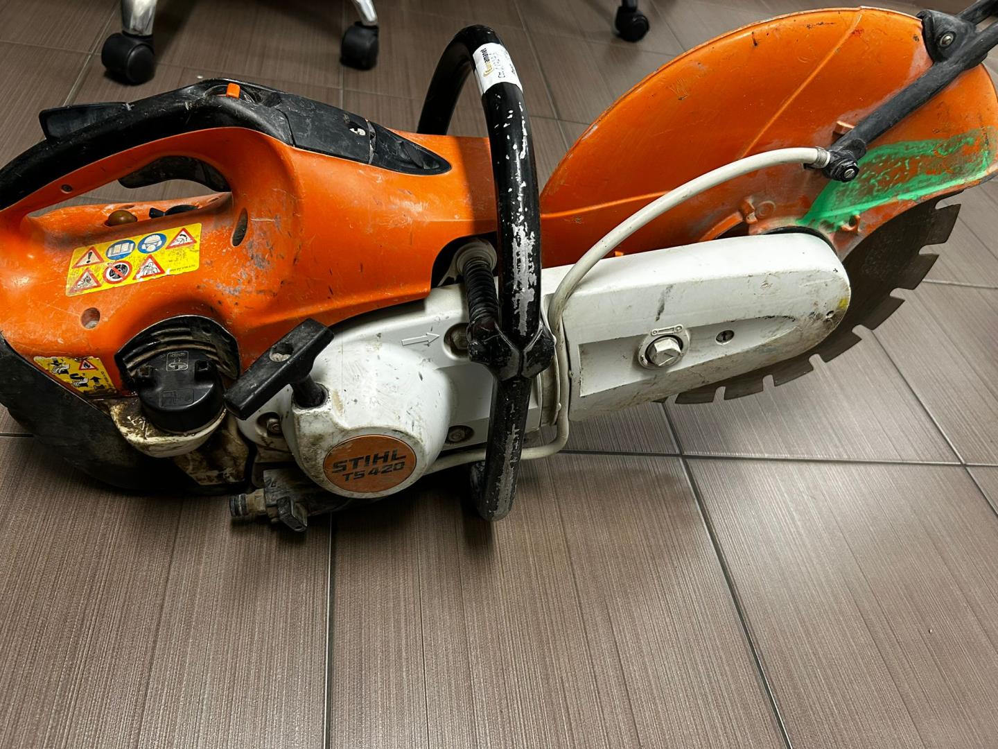 Motodebitor STIHL TS 420, Putere 3200 W, Diametru disc 350 mm image 4