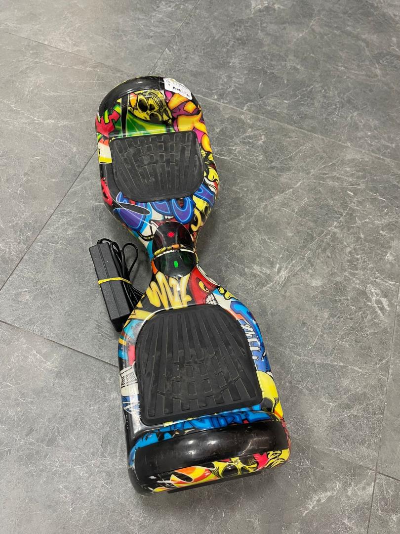 Hoverboard, max. 100 kg, Lumini LED, Bluetooth, Roti 8.5 inch, Multicolor