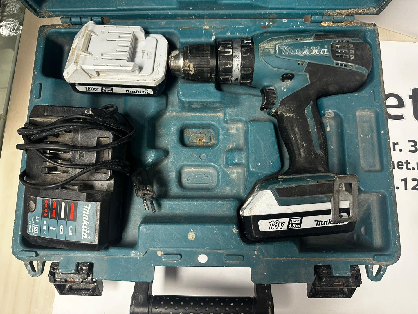 Autofiletanta cu acumulator Makita HP457D image 1