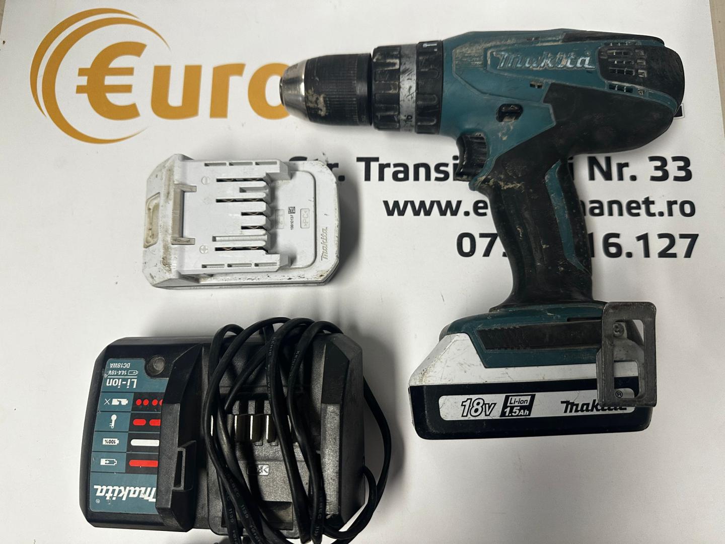 Autofiletanta cu acumulator Makita HP457D image 2