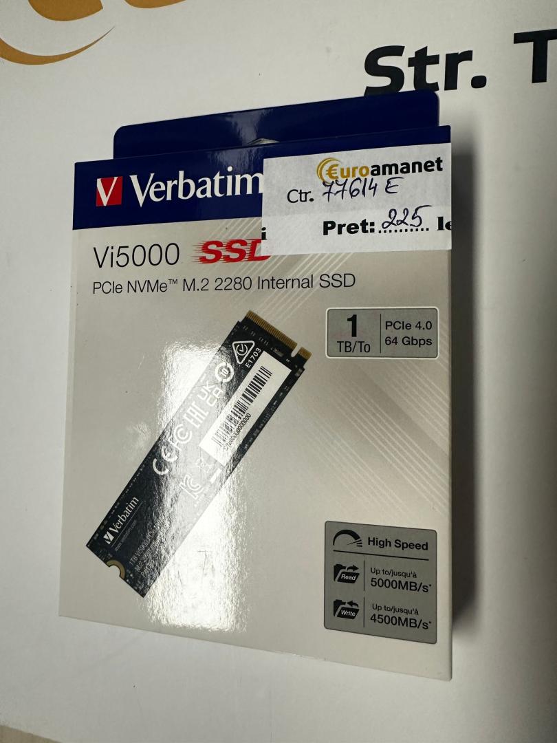 SSD Verbatim Vi5000 1TB, PCIe4 image 1