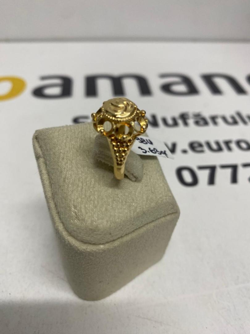 Inel aur 14k, 3.63 gr image 2