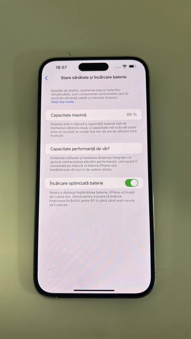 Telefon mobil Apple iPhone 14 Pro Max, 128GB, 5G Bat 86%  image 3