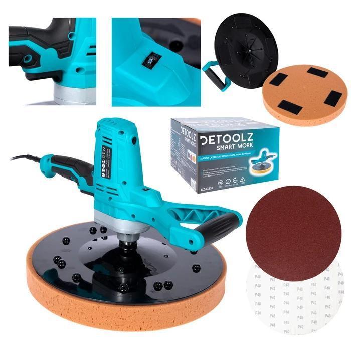 Masina de slefuit beton umed, Detoolz DZ-C337, 750 W