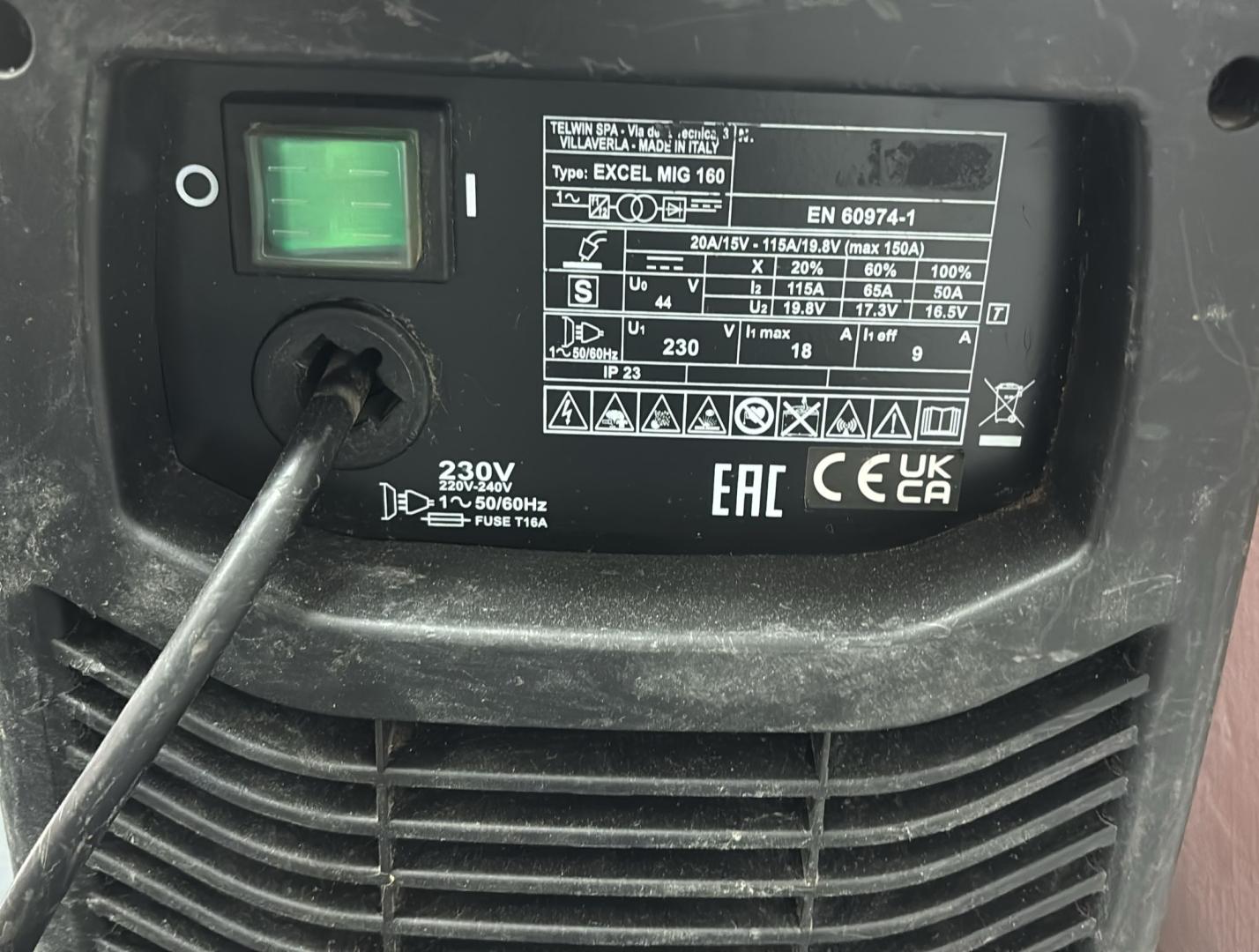 Invertor sudura Mig-Mag/ Flux / Brazare, Telwin Excel Mig 160, 150 A image 2