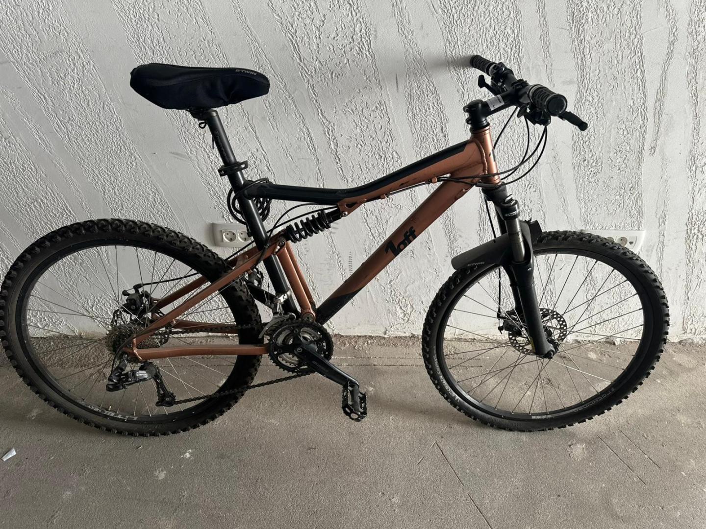 Bicicleta 1OFF Full Suspension, 26"