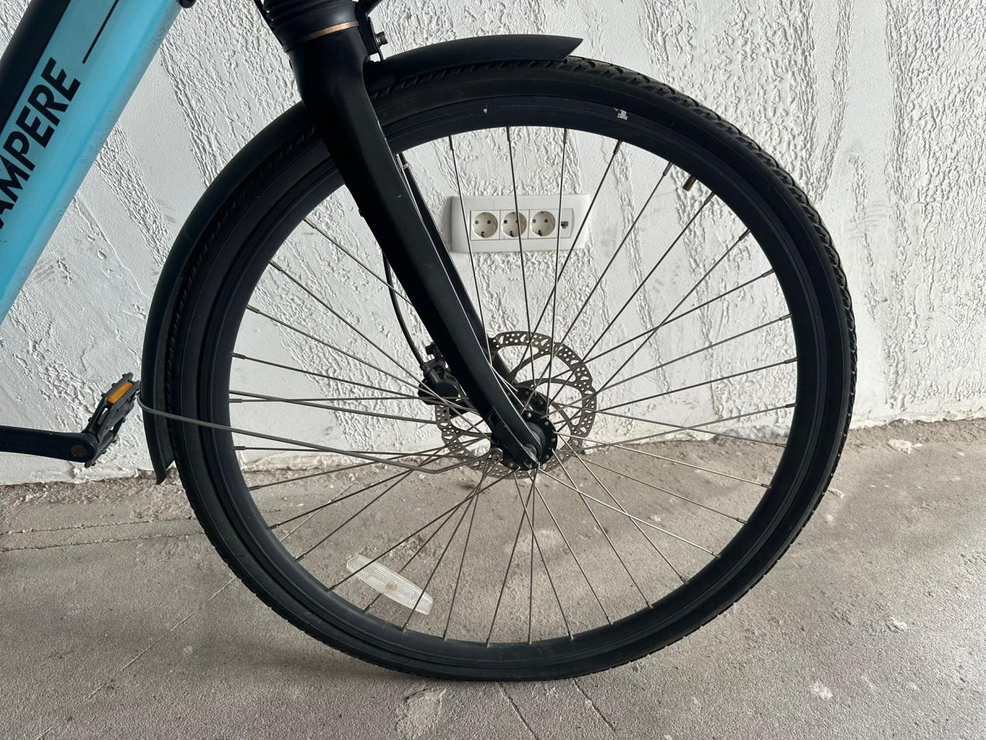 Bicicleta Electrica Dama Ampere Deluxe, 27" image 3