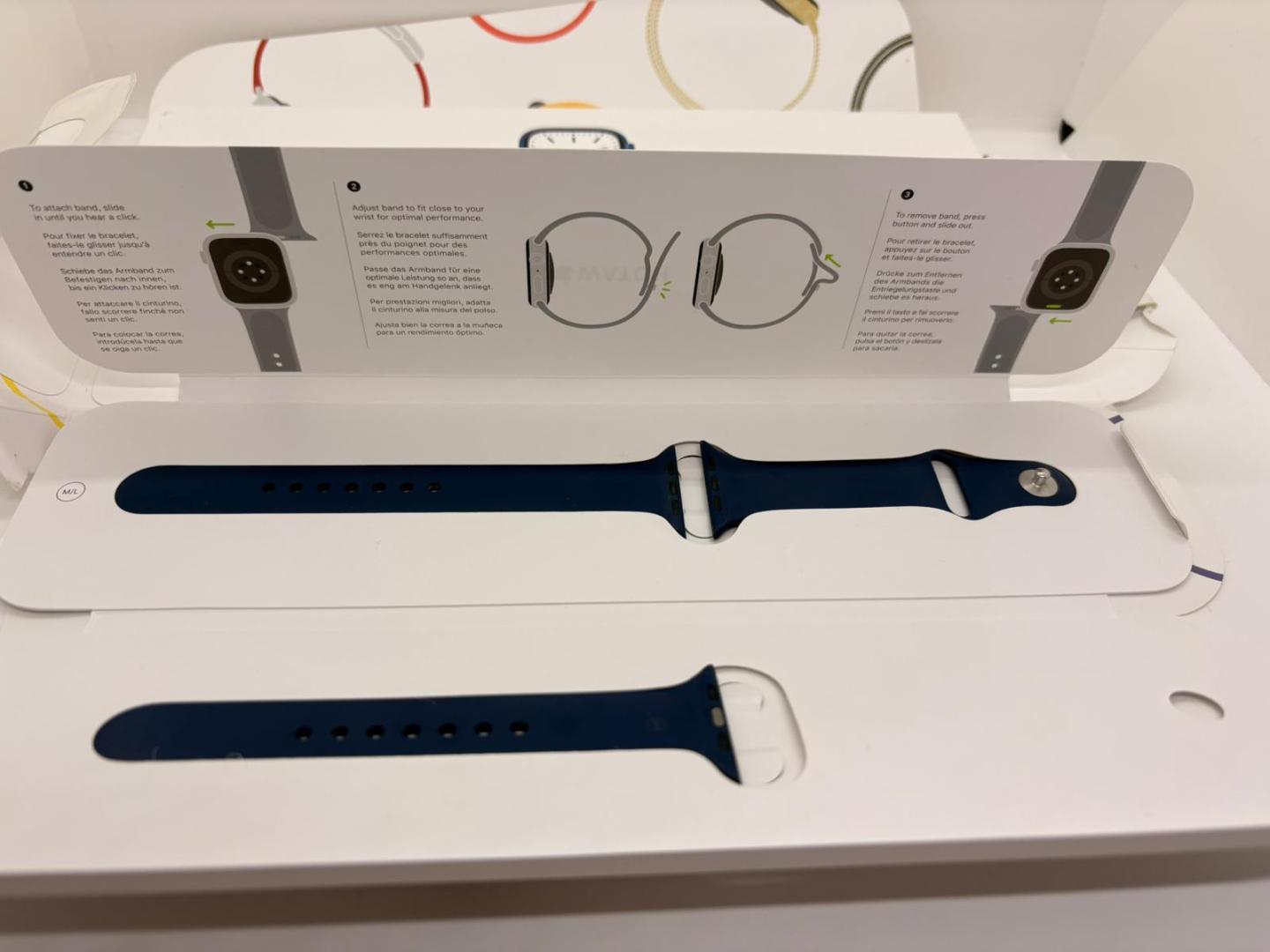 Smartwatch Apple Watch 7, GPS, Cellular, 45mm, Albastru, 95% Baterie image 4