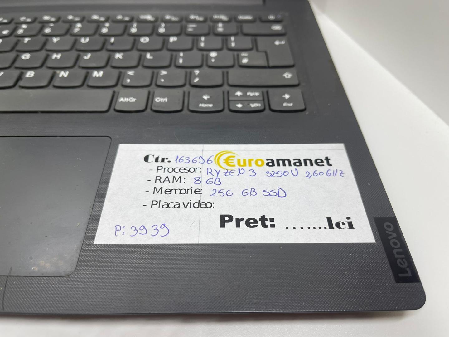 Laptop ultraportabil Lenovo V14 ADA, AMD Ryzen 3 3250U, 8GB, 256GB SSD image 1