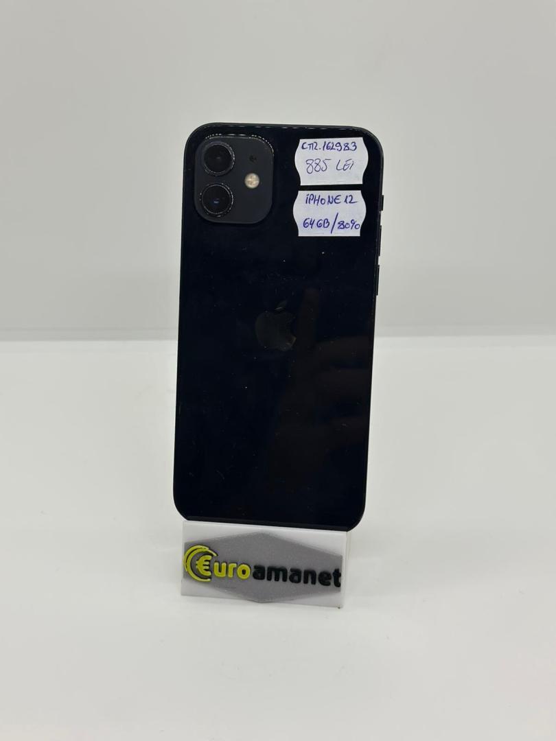 Telefon mobil Apple iPhone 12, 64GB, Baterie 80%
