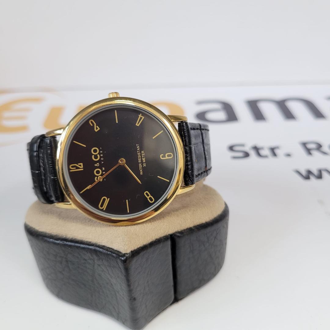 Ceas barbati, SO & CO New York, GP15410, Piele naturala, Cuart, image 2