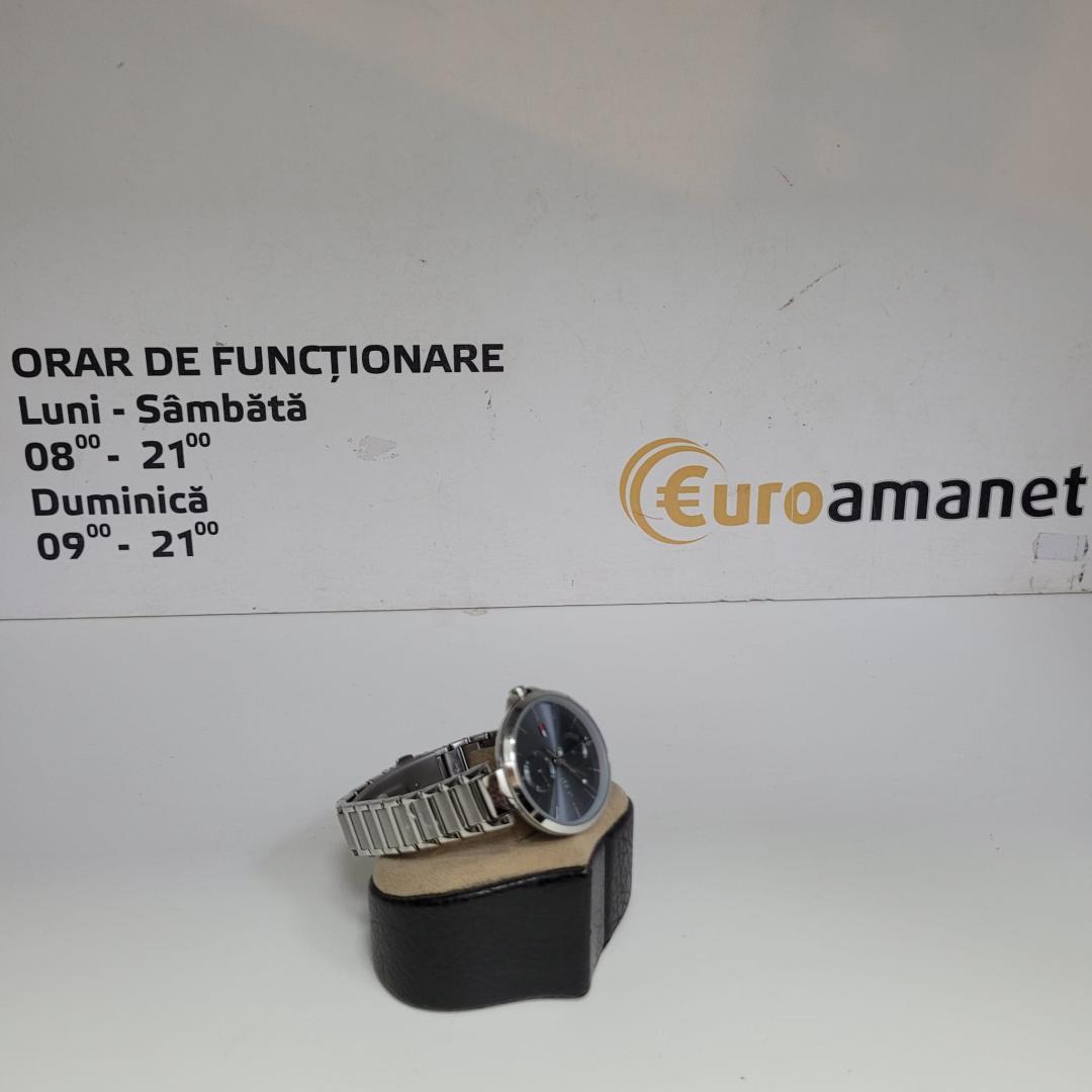 Tommy Hilfiger, Ceas quartz din otel inoxidabil, Argintiu image 2