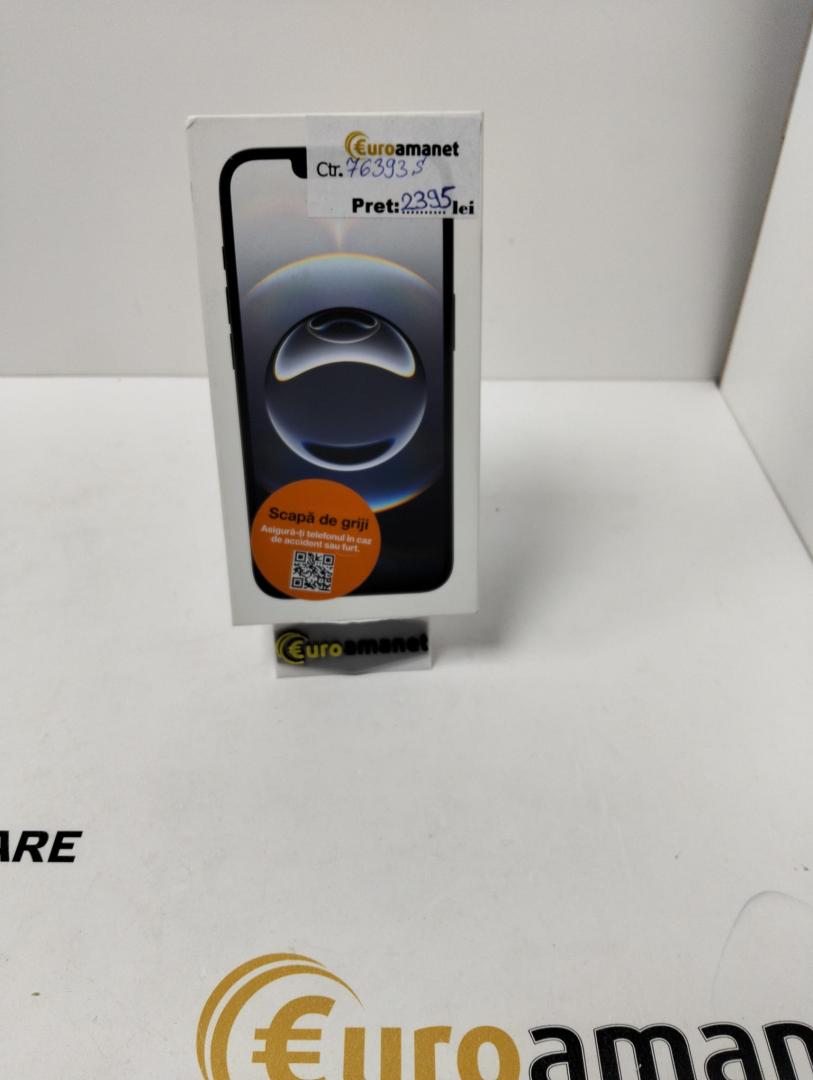 Telefon mobil Apple iPhone 16e, 128GB, 5G, Black